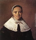 Frans Hals Famous Paintings - Portrait of a Woman